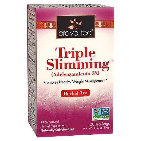 Triple slimming tea by Bravo supports healthy weight in 3 ways!