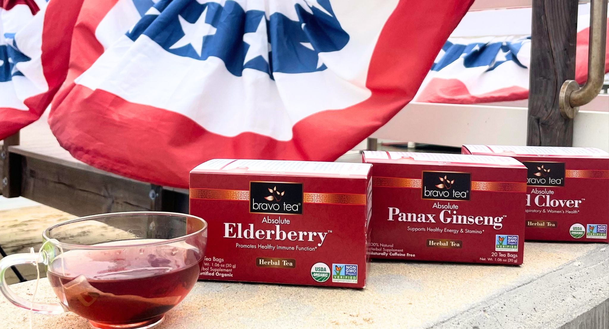 ElderberryRedCloverGinsengTea